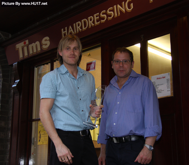 Tim’s Hairdressing Wins Award