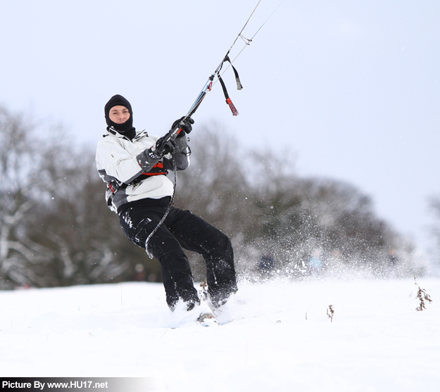 Kitesurfing on the Beverley Westwood Mark Ratford