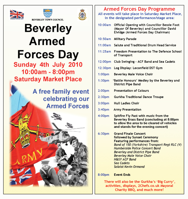 armed forces flyer