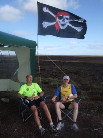 Andy Johnson and Darren Rodmell take a break