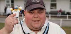 Cricketer <b>Ian Goforth</b> came face-to-face with his sugary double this week. - Ice-Man-Cricket-250x120