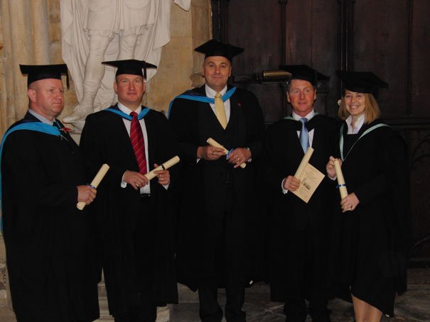 DST Staff Collect Their awards At Beverley Minster