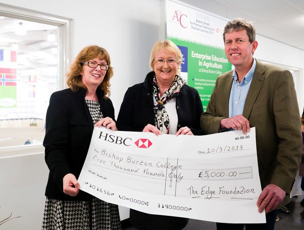 Guests Celebrate Bishop Burton College Winning AoC Beacon Award