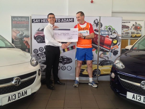 Beverley Vauxhall Dealer Sponsors Local London Marathon Runner