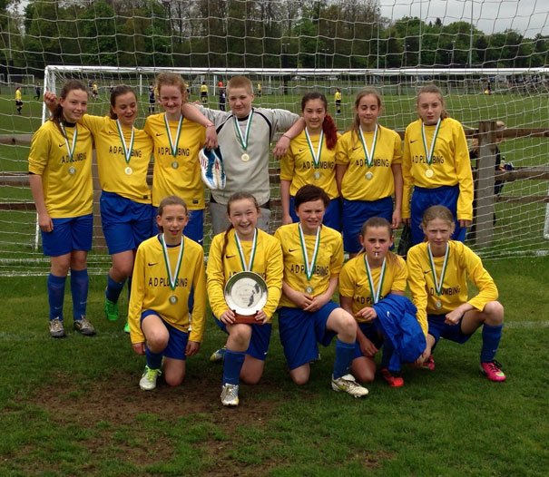 Mill Lane United Blues With Plate Final