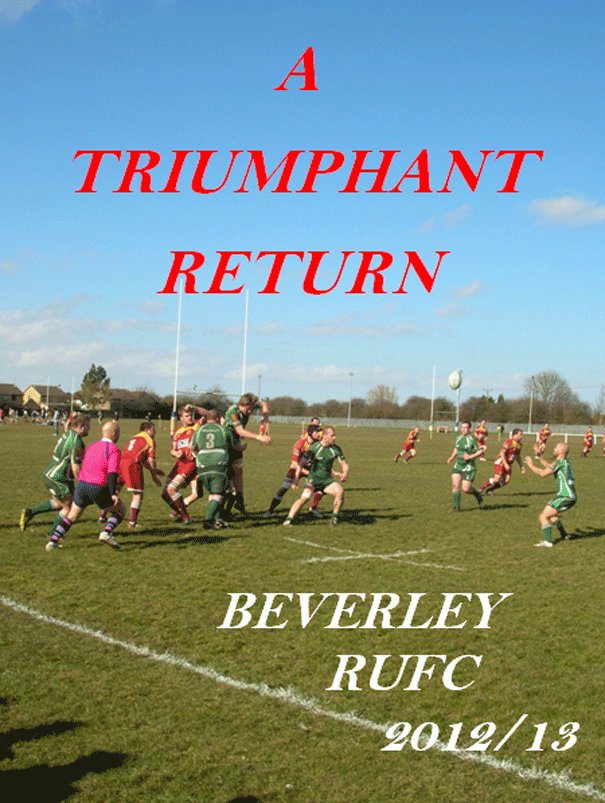 Beverley Rugby Club Put Celebration Booklet On Sale