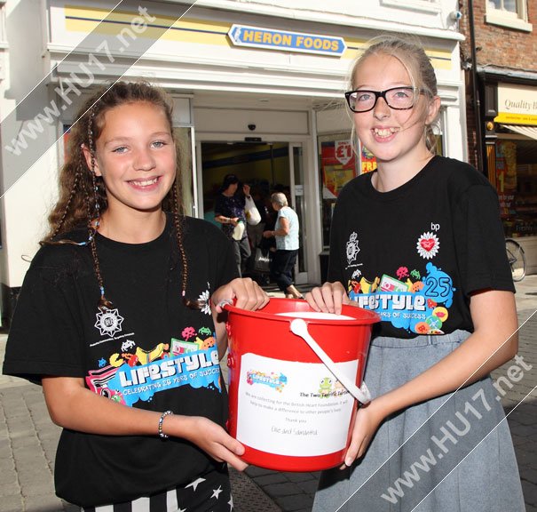 Hearts Of Gold: Two Girls Spend Their Summer Helping BHF