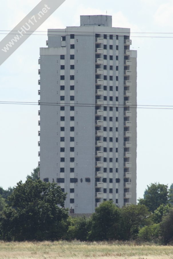 Sky Line Changes On The A1079 After Tower Blocks Are Blown Up