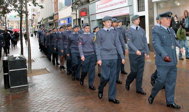 Air Cadets Proudly Support The Royal Air Forces Association Parade to Commemorate the Battle of Britain