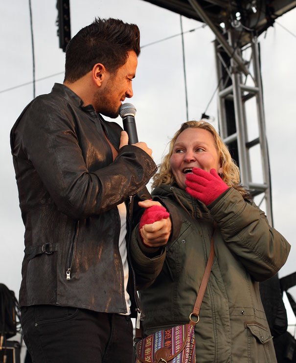 A Birthday To Remember For One Fan At The Farmers Festival