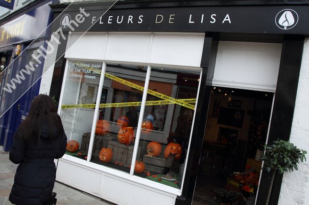 Fleurs De Lisa Halloween Window Is Getting Lots Of Attention