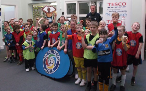 Tesco And The English FA Combine To Provide Free Half Term Football Coaching For Local Children 