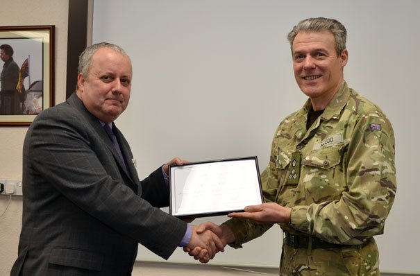 Civilian Staff At Army Base Acknowledged For Long Service 