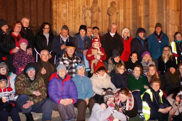 MP Sleeps Rough At Beverley Minster In Aid Of Homeless Charity