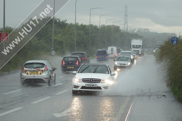 PHOTOS: Flash Floods As Storms Hits Beverley