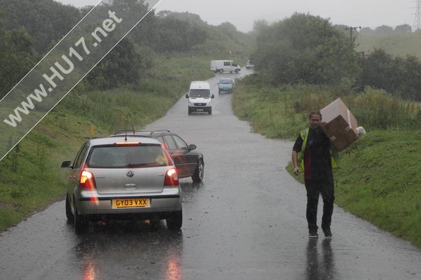 PHOTOS: Flash Floods As Storms Hits Beverley