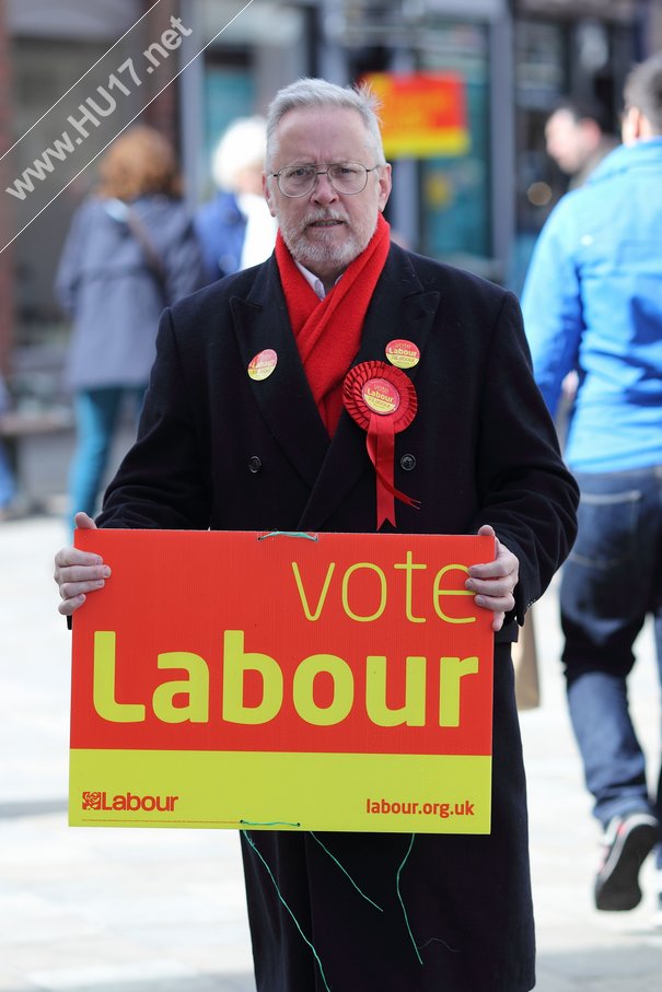 Tory Councillor Sees Red and Tears Down Posters in Busy Town Centre