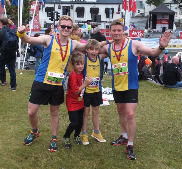 Lewis Holloway  at Major Stone Half Marathon