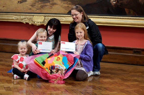 Treasure House Children’s Trail Winners Collect Prizes