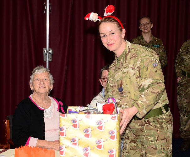 Senior Citizens Enjoy Christmas Lunch at DST