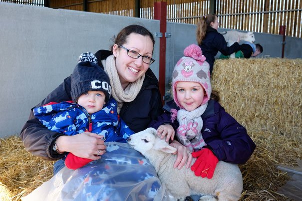 Thousands Of Families Flock To Bishop Burton College For Lambing Sunday