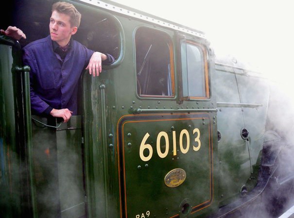 Beverley Grammar School Pupil Fires The Flying Scotsman