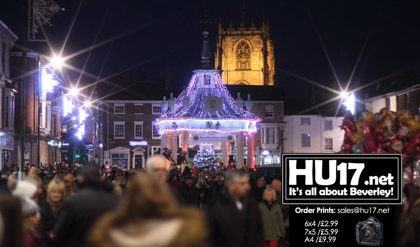 Thousands Turn Out For Beverley's Christmas Light Switch On