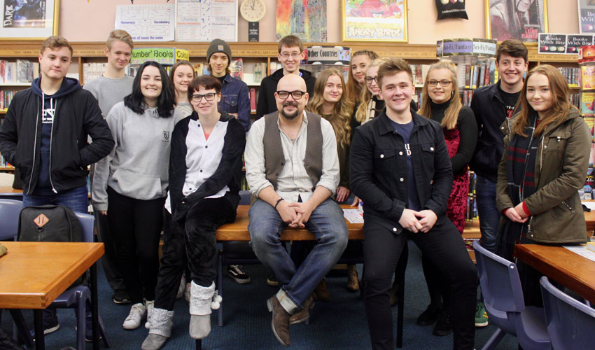 Best-Selling Local Author David Mark Visits Longcroft School 