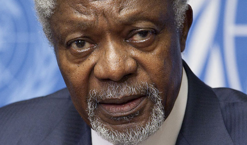 Kofi Annan Former United Nations Secretary-General To Visit Hull