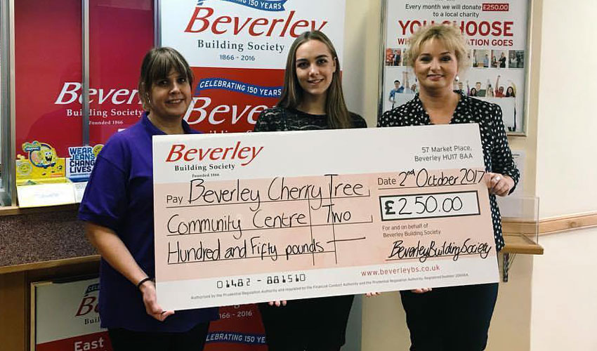 Beverley Cherry Tree Community Centre Are Society’s Charity Of The Month