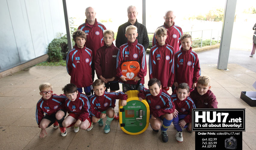 AFC Tickton Pirates Backed By Local Business Raise Cash For Defibrillator