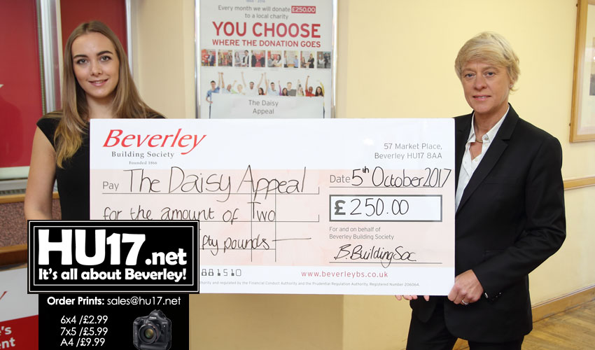 Society Announces Charity Of The Month Is The Daisy Appeal