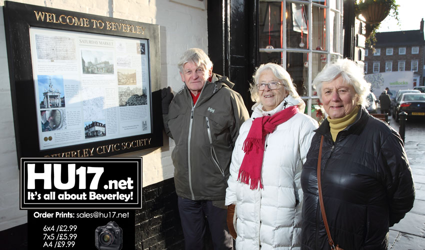 Beverley Civic Society Unveils Latest Historic Information Board