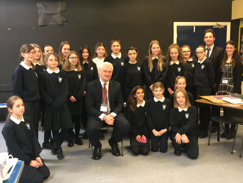 Graham Stuart MP Goes 'Back to School' At Beverley High