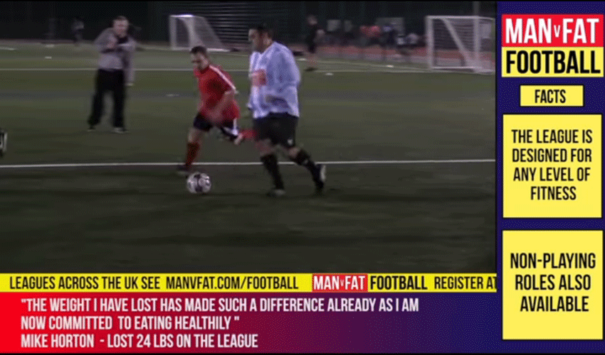 MAN v FAT Football League Aims To Help Men Lose Weight