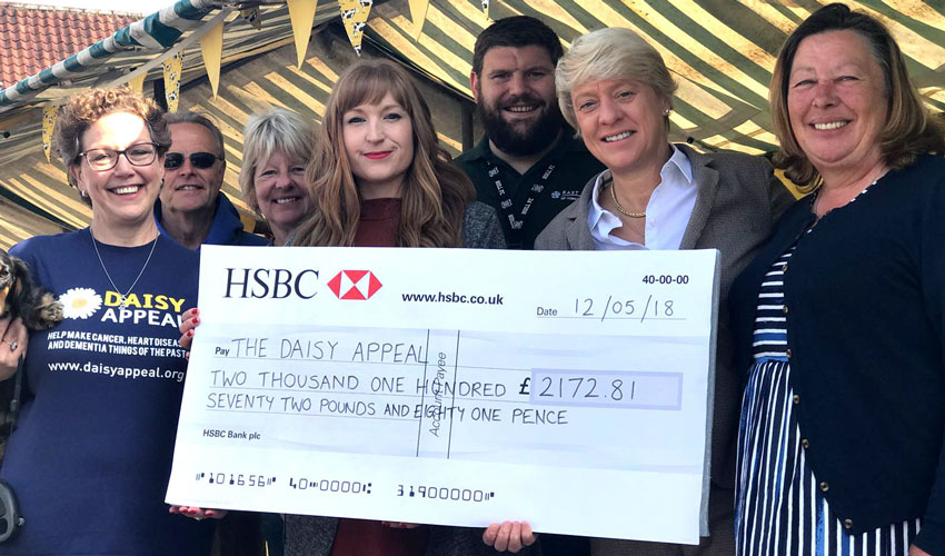 Beverley Market Traders Present Over £2,000 To Hospital Appeal