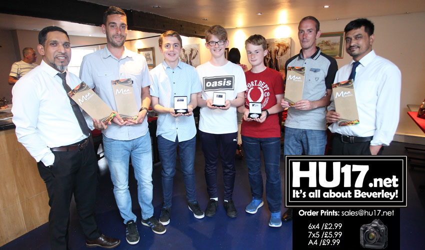 Humber Colts Juniors Celebrate Successful Season At Maa Indian Restaurant