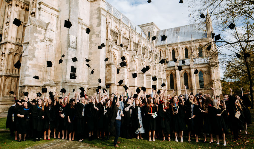 Graduation Held At Minster Is Biggest Ever For Local College