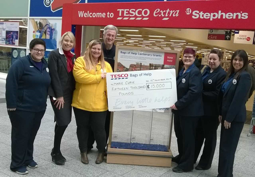 Marie Curie Awarded Bags Of Cash By Tesco After Support From Public