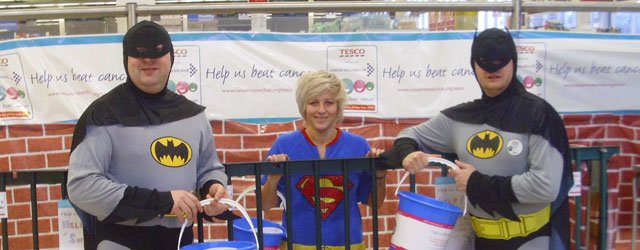 Heroes Weekend At Tesco Raises Over £1000 For Cancer Research UK