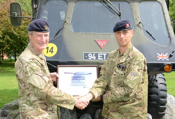 Commandants Commendation For Sergeant Young | HU17.net – It’s all about ...