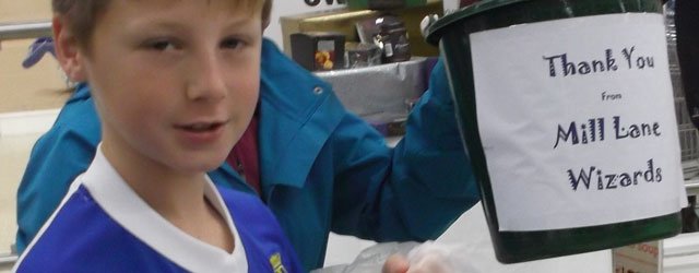 Beverley Shoppers Support Mill Lane Wizards U12s Tesco Bag Pack