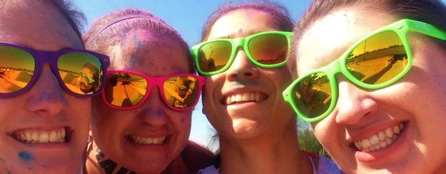 Local Business Gets Messy to Launch Colour Run