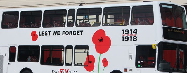 Local Transport Company Roll Out Poppy Bus