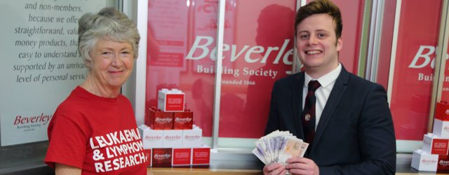 Leukaemia & Lymphoma Research Voted Beverley Building Society’s Charity of the Month