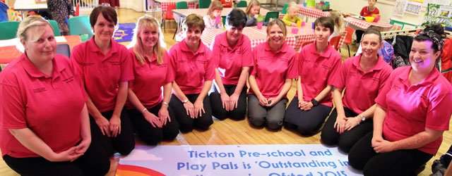 Tickton Pre-School Celebrate Ofsted Success