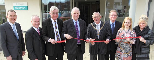 Rita Hunt Court Officially Opened by Peter Turner