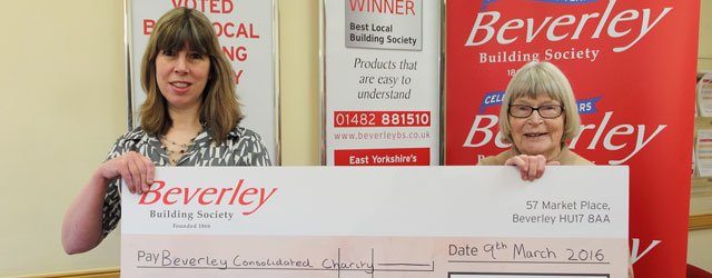 Beverley Consolidated Charity Wins Beverley Building Society Charity of the Month