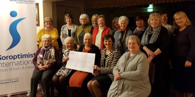 Soroptimist International Present Macmillan Nurses With Funds Raised