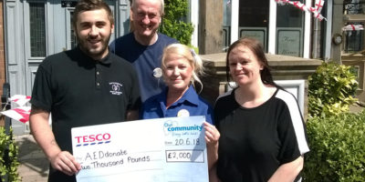 Defibrillators for Beverley Project Award £2000 By Tesco